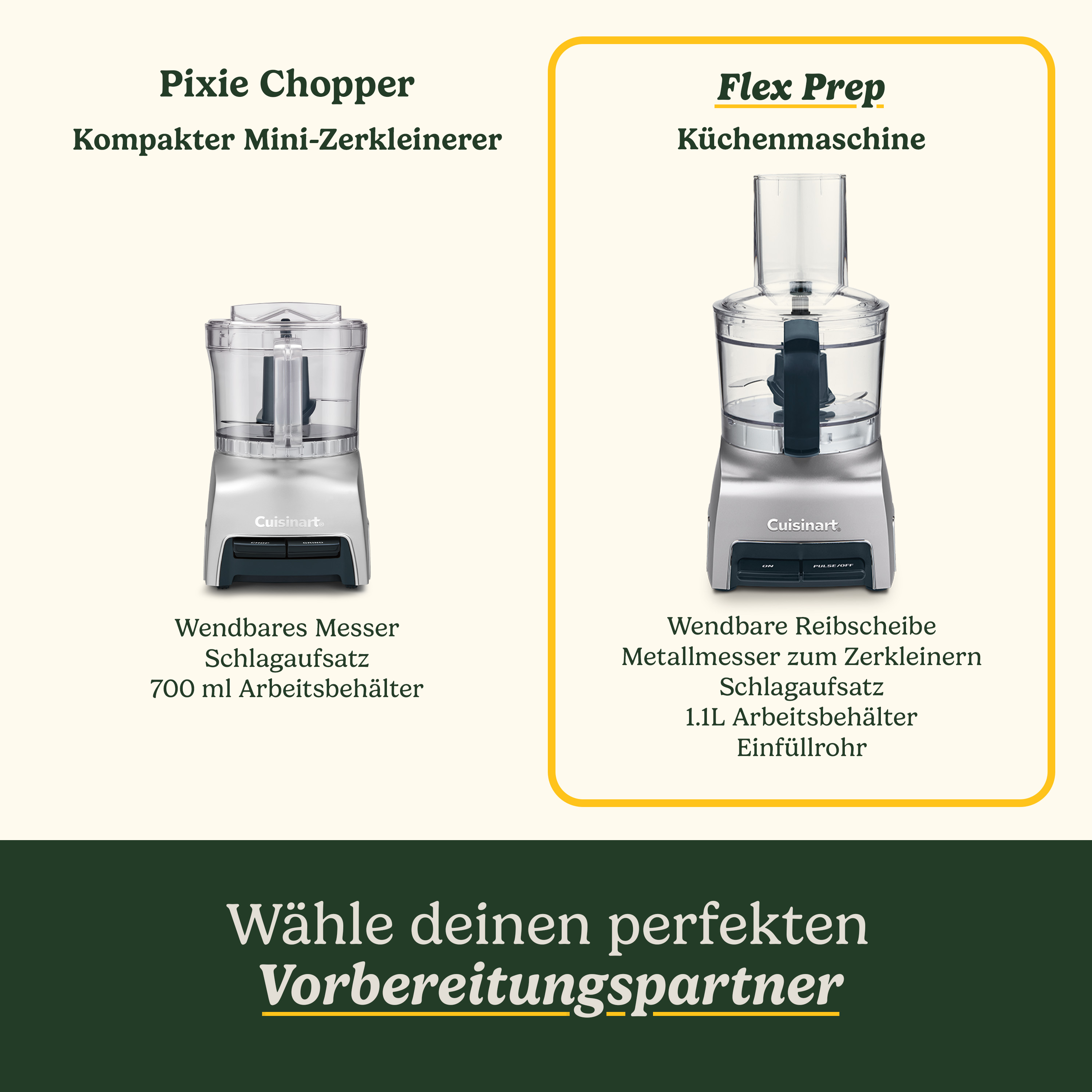 Cuisinart FlexPrep® 1,1L Küchenmaschine